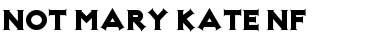 Not Mary Kate NF Font