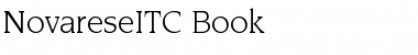 NovareseITC Book Font