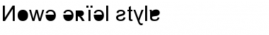 Nowa arial style Font