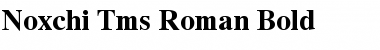 Noxchi Tms Roman Font