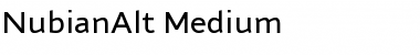 NubianAlt-Medium Font