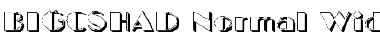 BIGCSHAD-Normal Wide Font