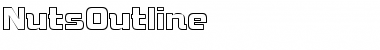 NutsOutline Regular Font