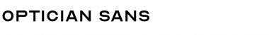 Optician Sans Regular Font