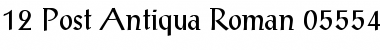 PostAntiqua Font