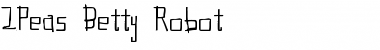 2Peas Betty Robot Font