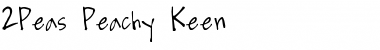Download 2Peas Peachy Keen Font