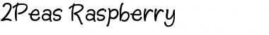 2Peas Raspberry Font