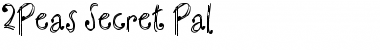 2Peas Secret Pal Font
