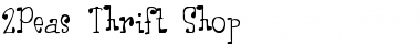 2Peas Thrift Shop Regular Font