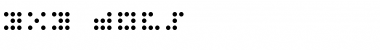 3x3 dots Font