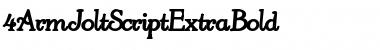 4ArmJoltScriptExtraBold Regular Font