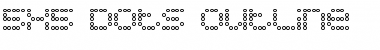 5x5 Dots Outline Font