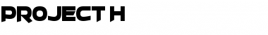 Project H Font