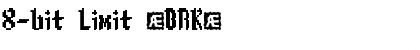 8-bit Limit (BRK) Regular Font
