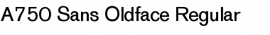 A750-Sans-Oldface Font