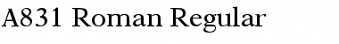 Download A831-Roman Font