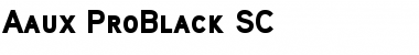 Aaux ProBlack SC Font