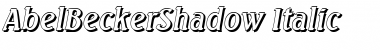 AbelBeckerShadow Italic