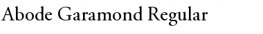 Abode Garamond Font