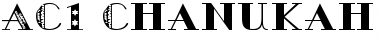 AC1-Chanukah Font
