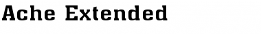 Ache-Extended Normal Font