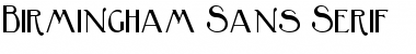Birmingham Sans Serif Regular