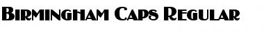 Birmingham-Caps Font