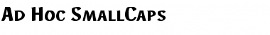 Ad Hoc SmallCaps Font