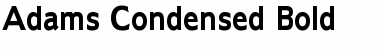 Adams Condensed Bold Font