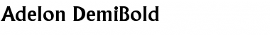 Adelon-DemiBold Regular Font