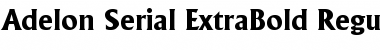 Adelon-Serial-ExtraBold Regular Font
