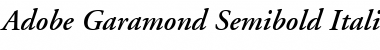 AGaramond RegularSC Bold Italic Font