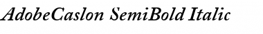 AdobeCaslon-SemiBold Font