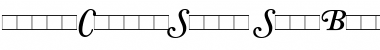 AdobeCaslonSwash-SemiBold Font