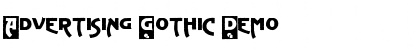 Advertising Gothic Demo Font