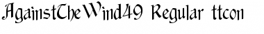 AgainstTheWind49 Font