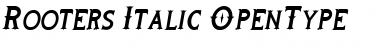 Rooters Italic Font