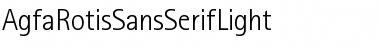 Agfa Rotis Sans Serif Light Font