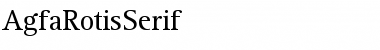Agfa Rotis Serif Regular Font