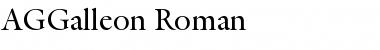 AGGalleon Roman Font