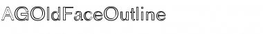 AGOldFaceOutline Font
