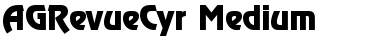 AGRevueCyr Medium Font