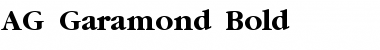 AG_Garamond Bold Font