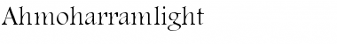 Ah-moharram-light Font