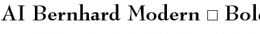 AI Bernhard Modern  Font
