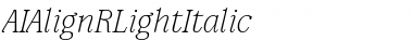 AIAlign Italic