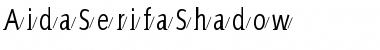 AidaSerifaShadow Font