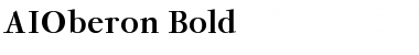 AIOberon Bold Font