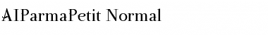 AIParmaPetit Regular Font
